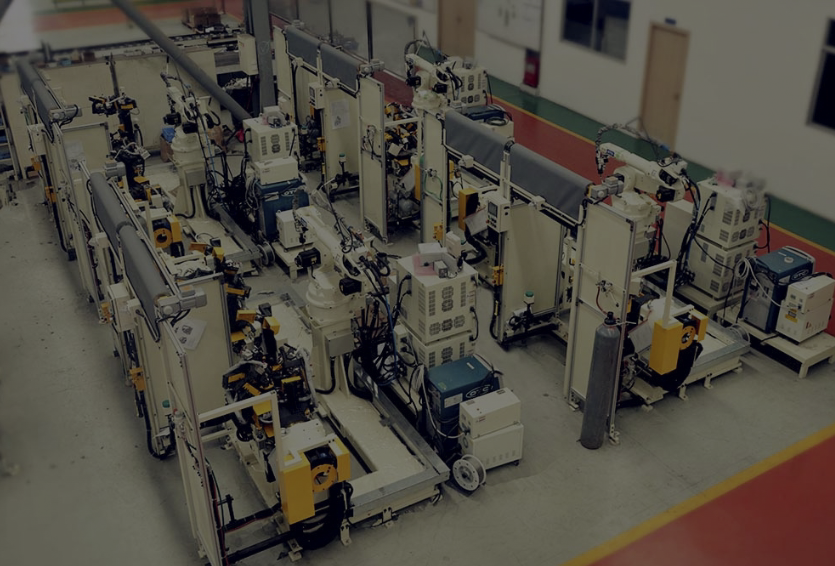 汽車940F排氣岐管機(jī)器人焊接系統(tǒng)